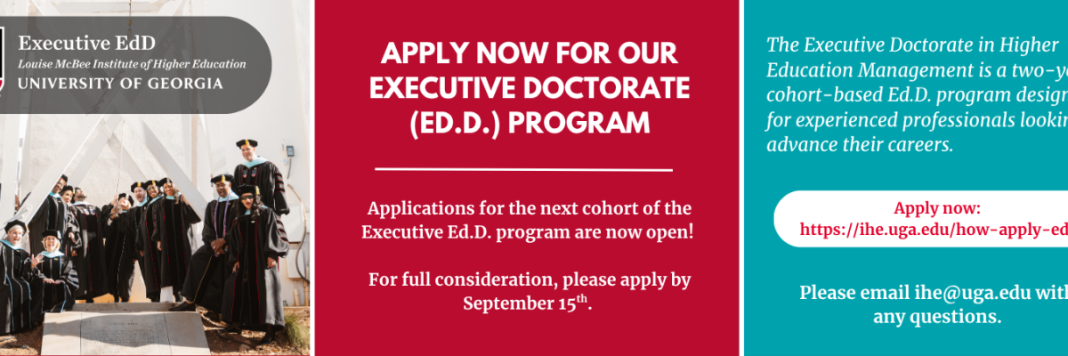Apply now for our Executive Doctorate (Ed.D.) Program