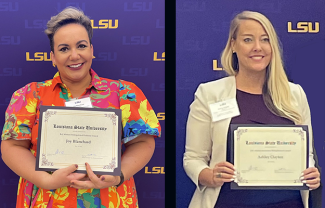 Blanchard and Clayton with awards