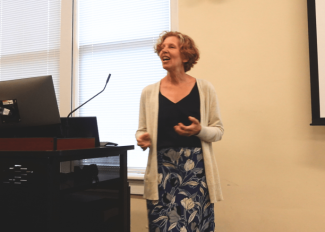 Kim DuMont Presents to Faculty and Students