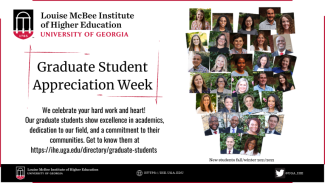 Grad & Prof Student Appreciation Week, April 4-8