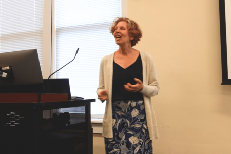 Kim DuMont Presents to Faculty and Students