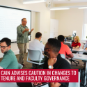Cain Advises about Faculty Tenure