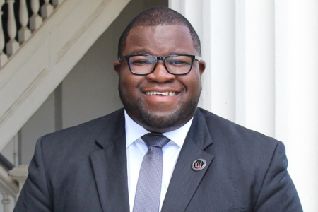 Quarles smiling